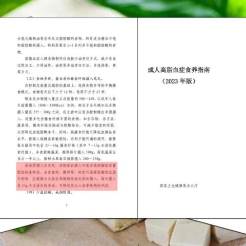 資訊 | 衛(wèi)鍵委《成人高血脂食養(yǎng)指南（2023年版）》：每天攝入含25g大豆蛋白的食品，可降低發(fā)生心血管疾病的風(fēng)險植物肉_素肉_人造肉插圖